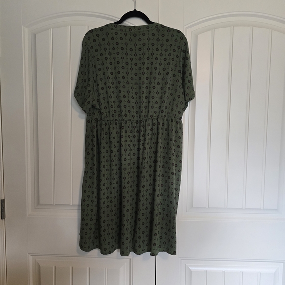 Torrid Green Button-Up Dress - Picture 7 of 7
